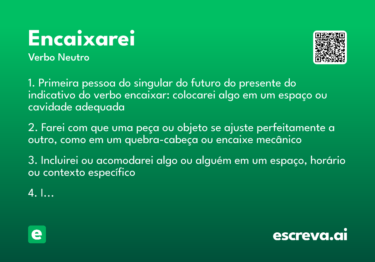 encaixarei