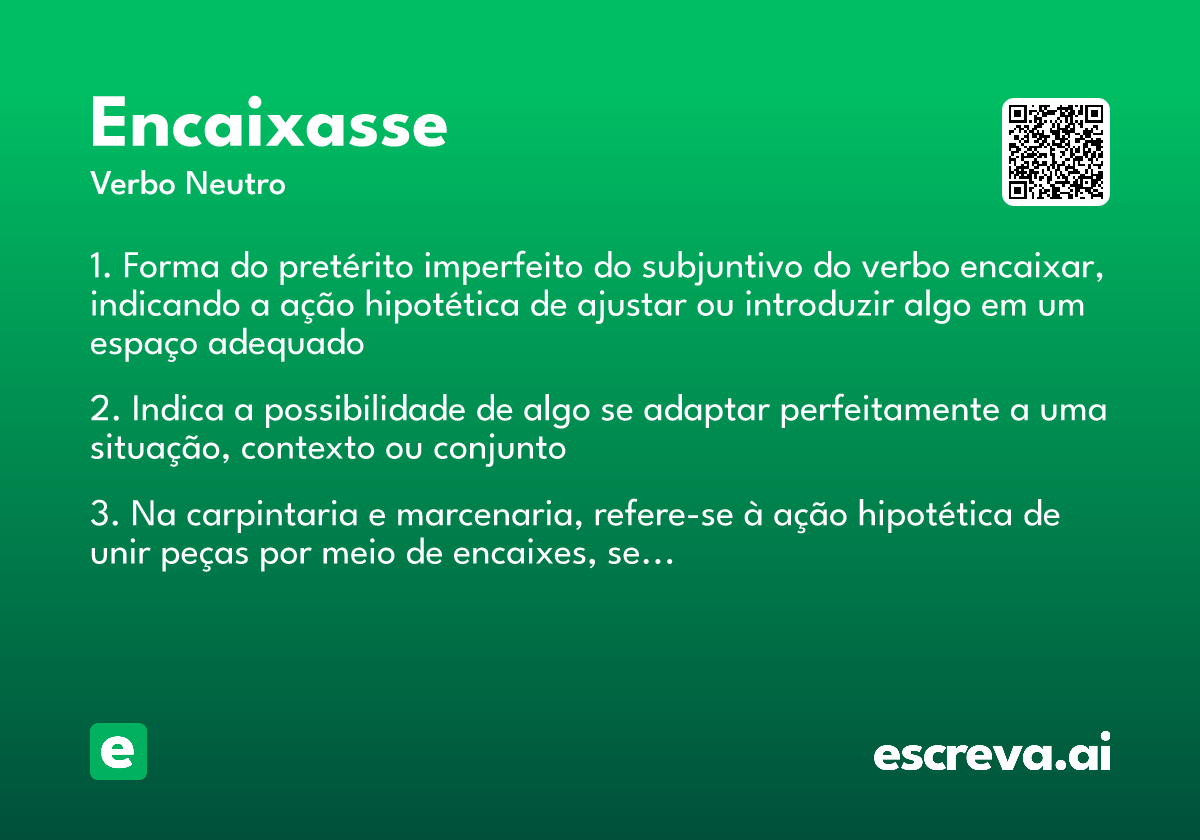 encaixasse
