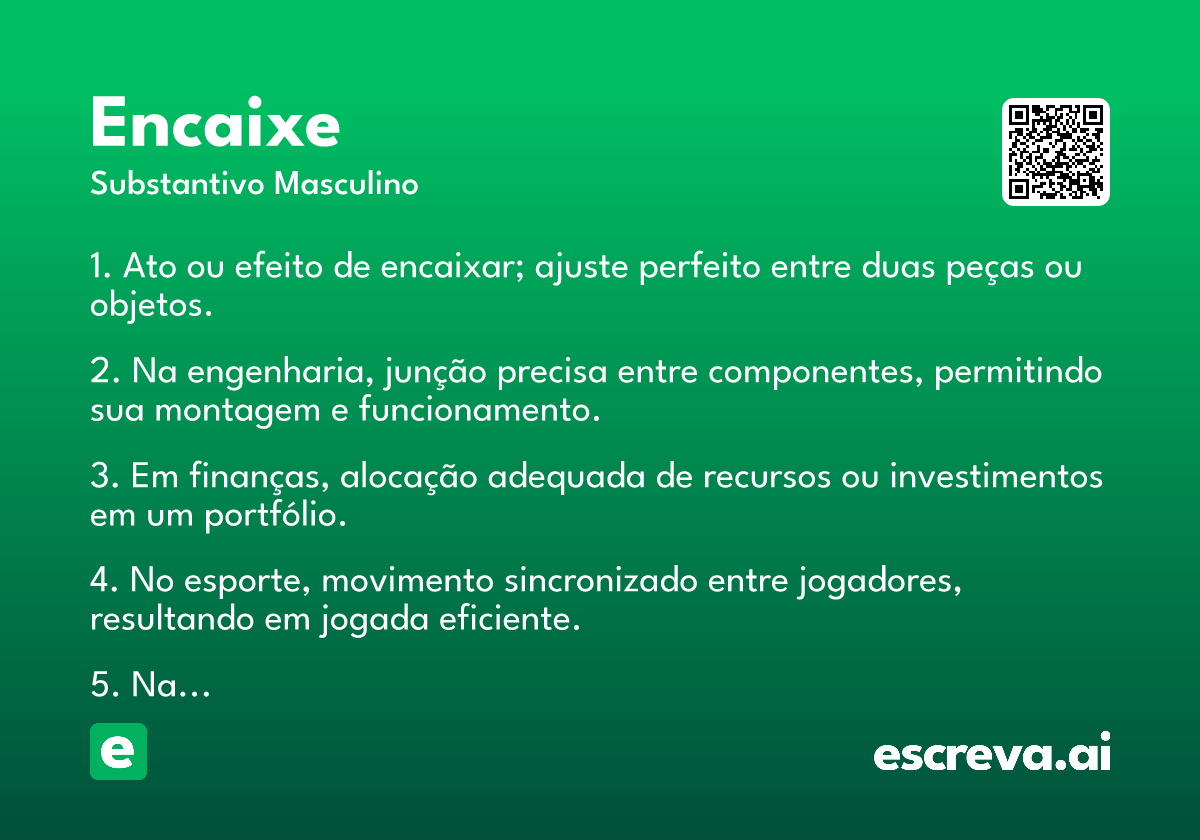 encaixe