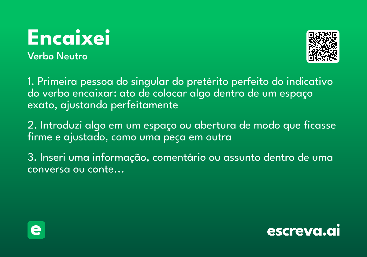 encaixei