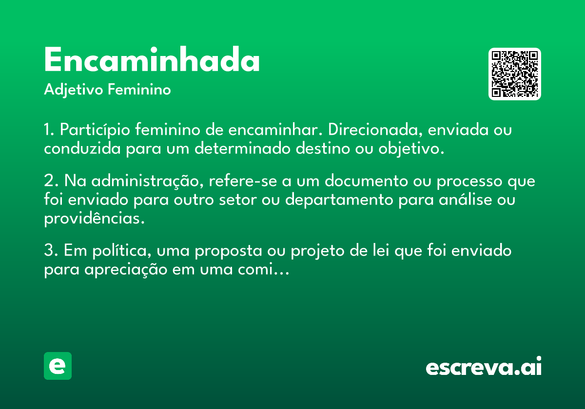 encaminhada