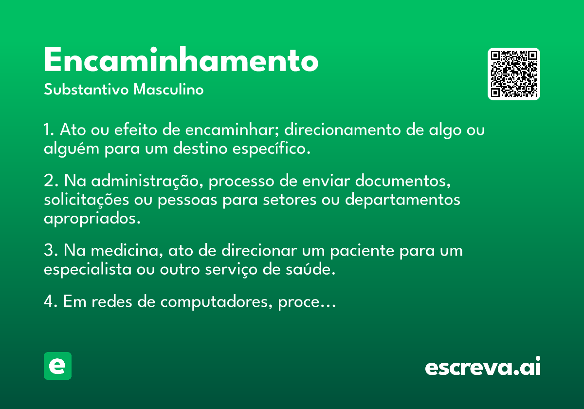 encaminhamento