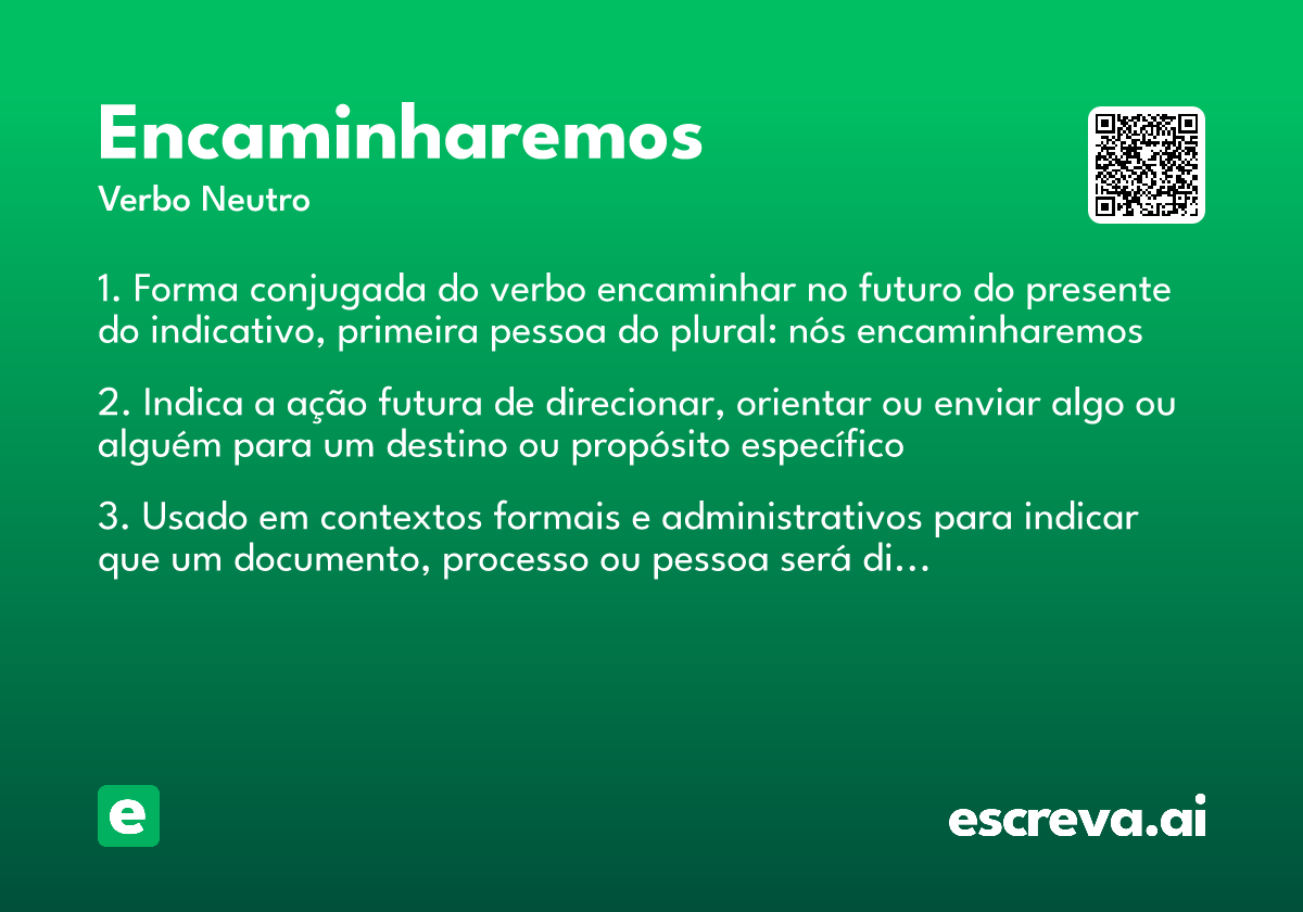 encaminharemos