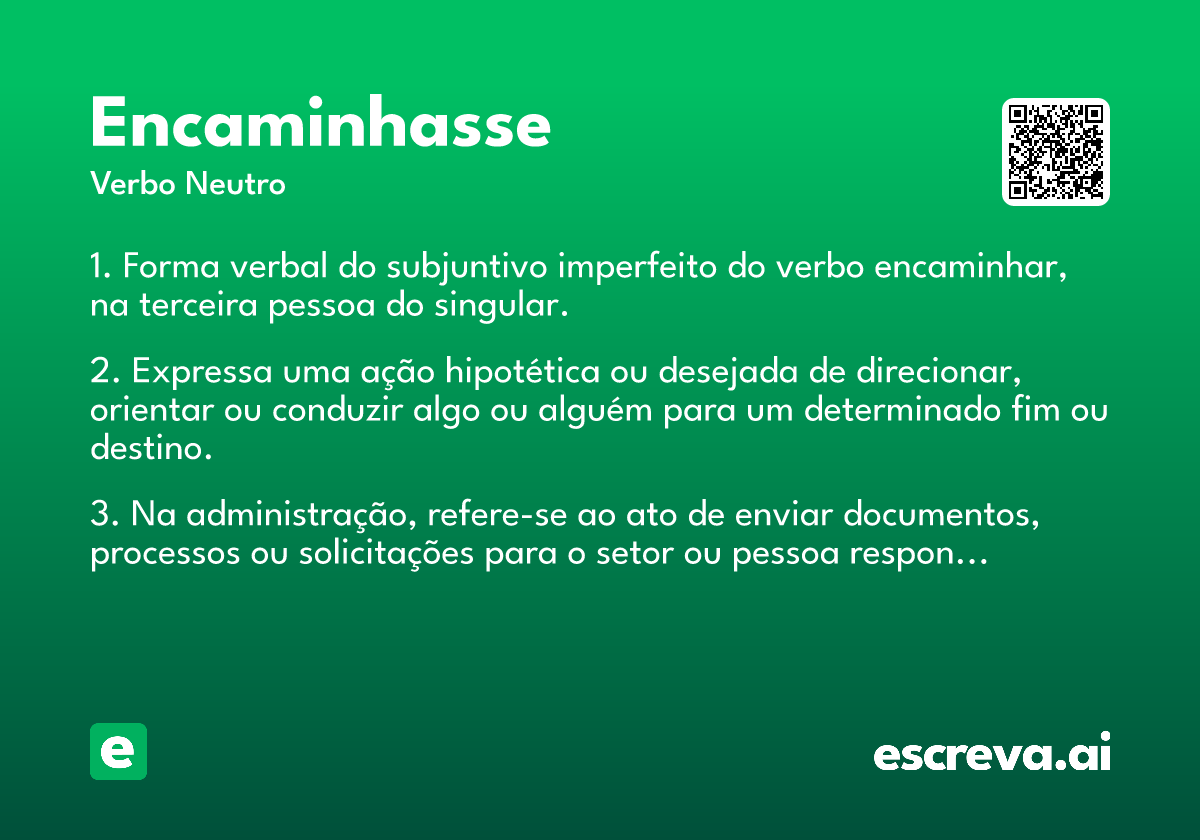 encaminhasse