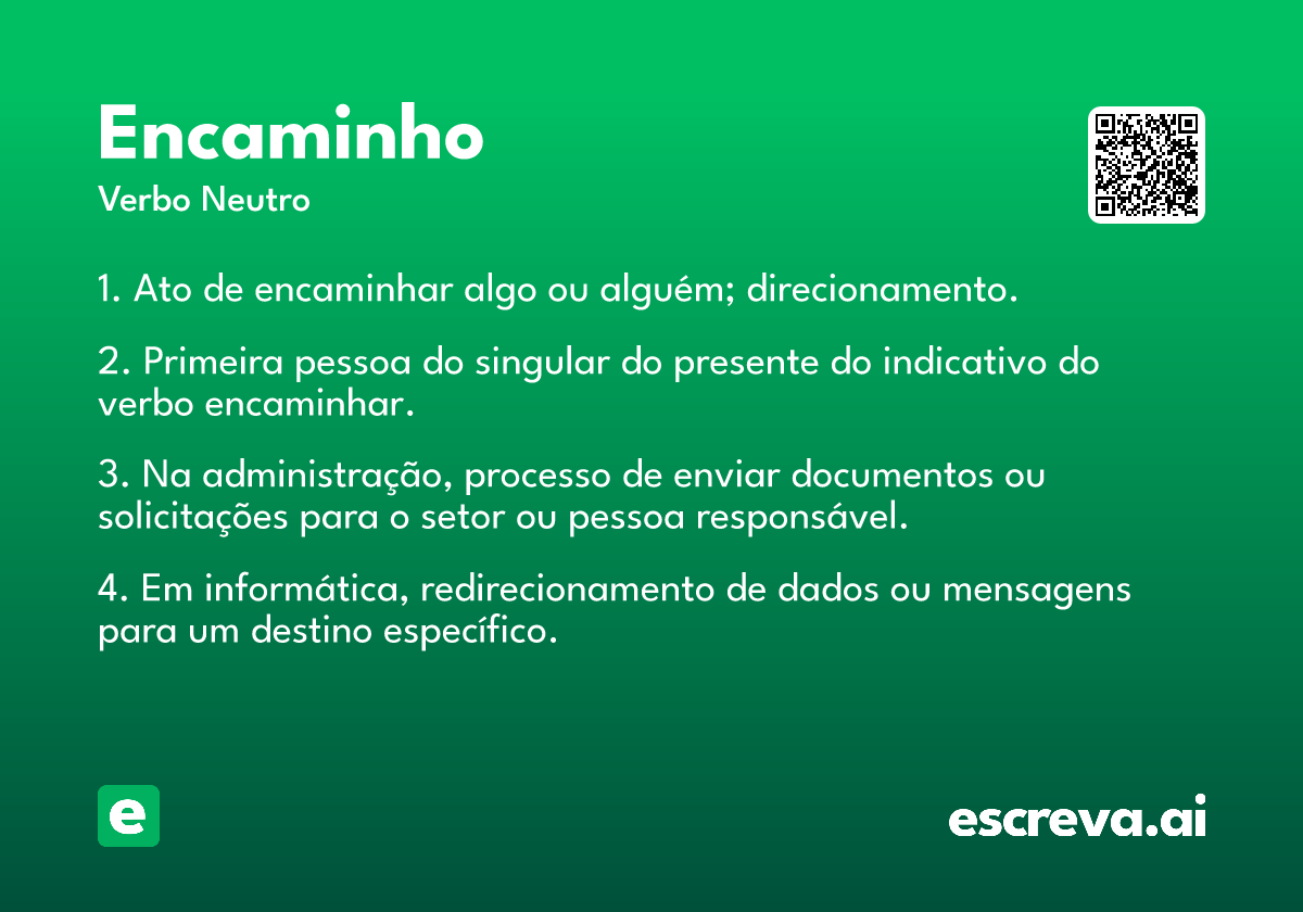 encaminho