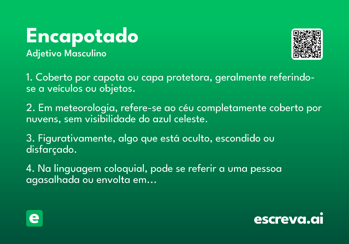 encapotado