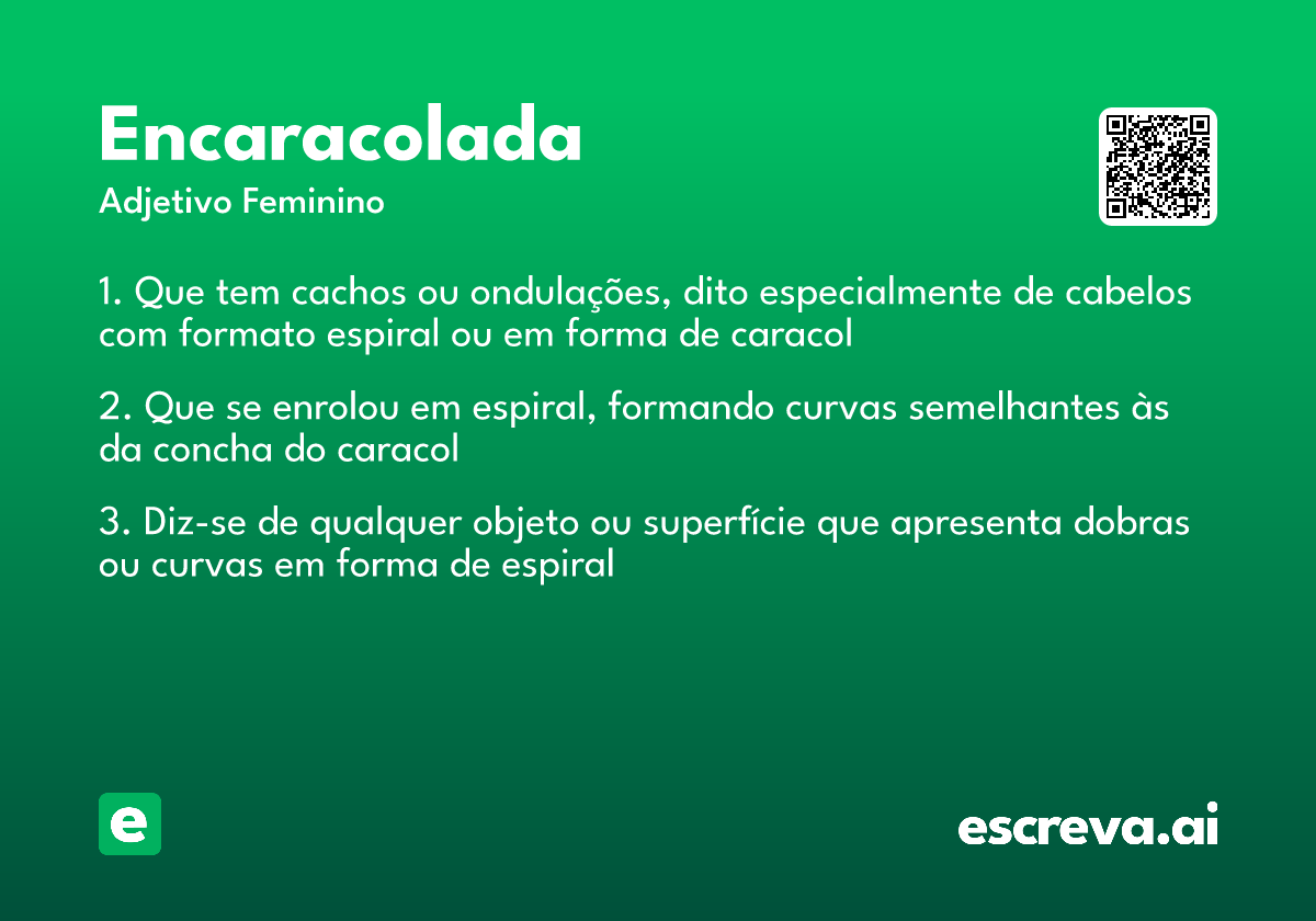 encaracolada