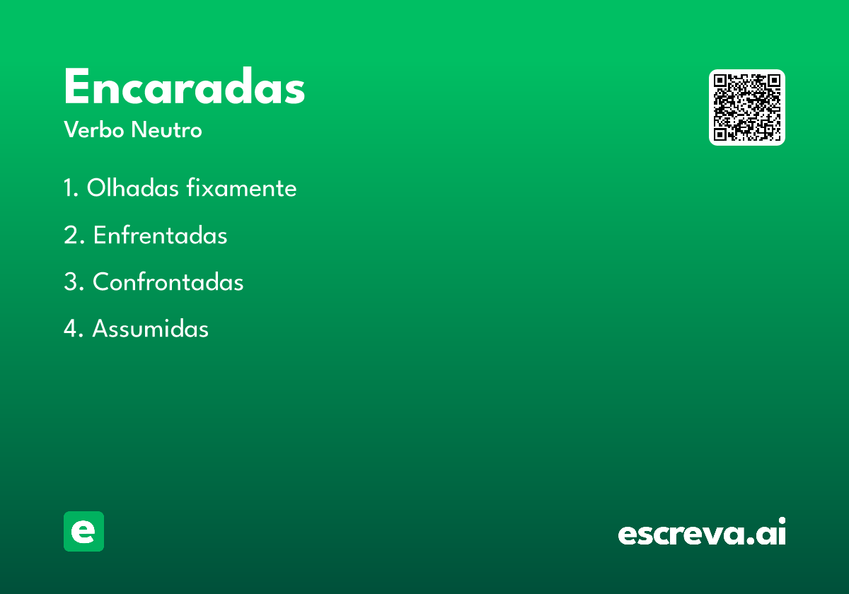 encaradas