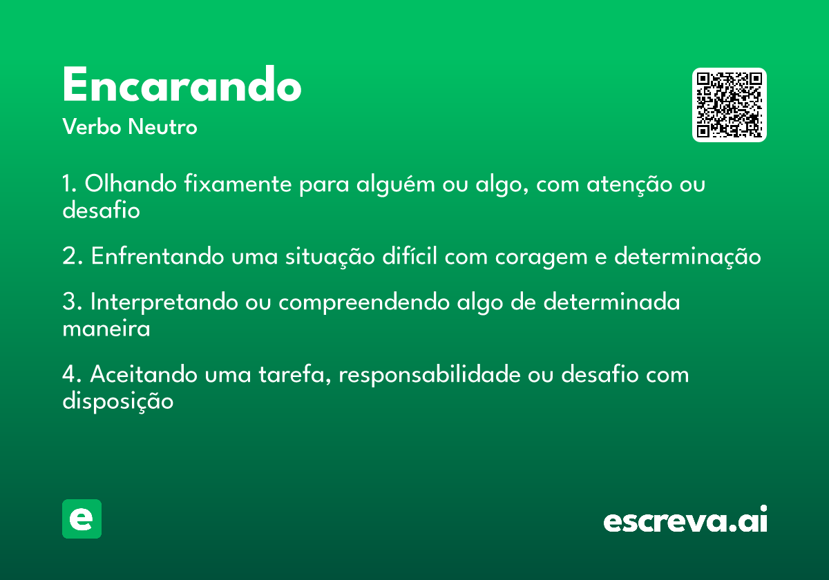 encarando