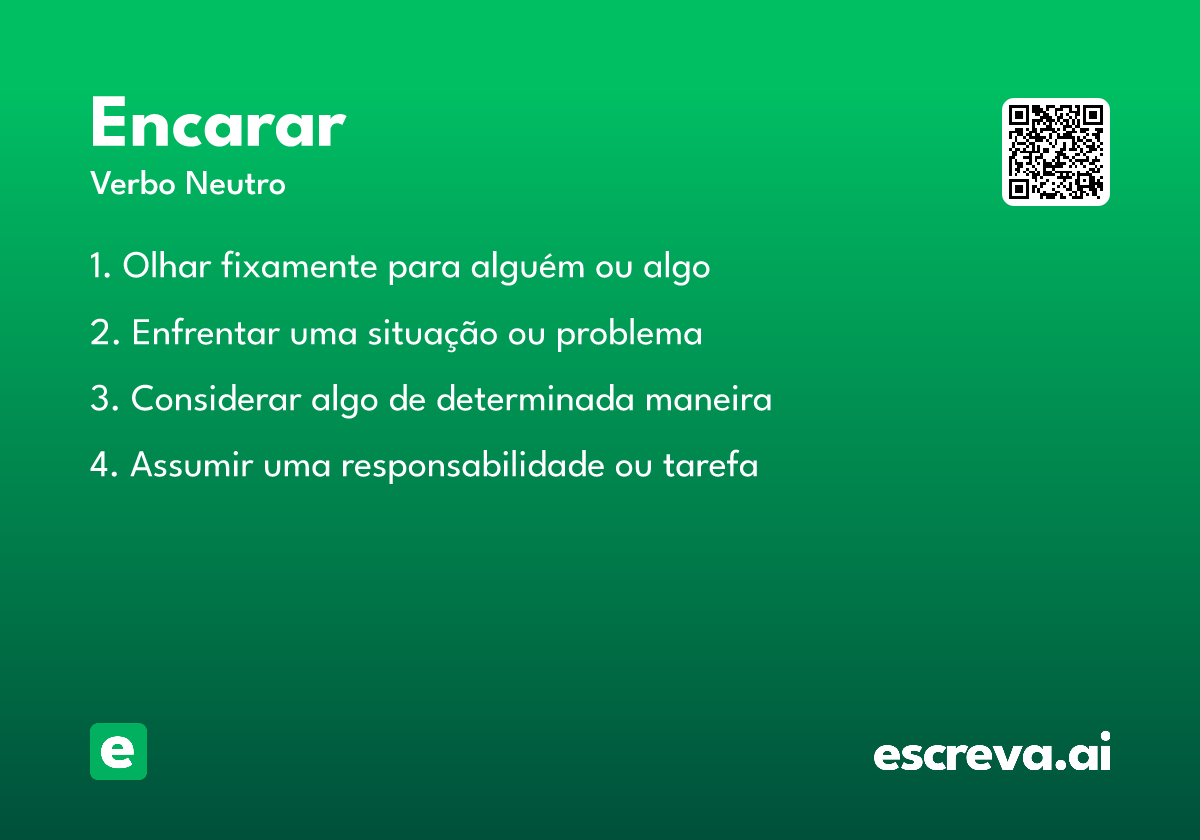 encarar