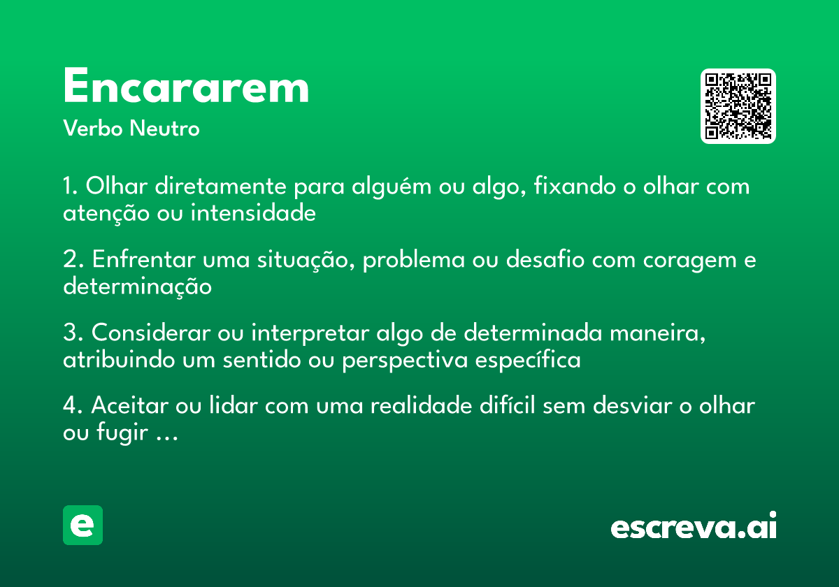 encararem