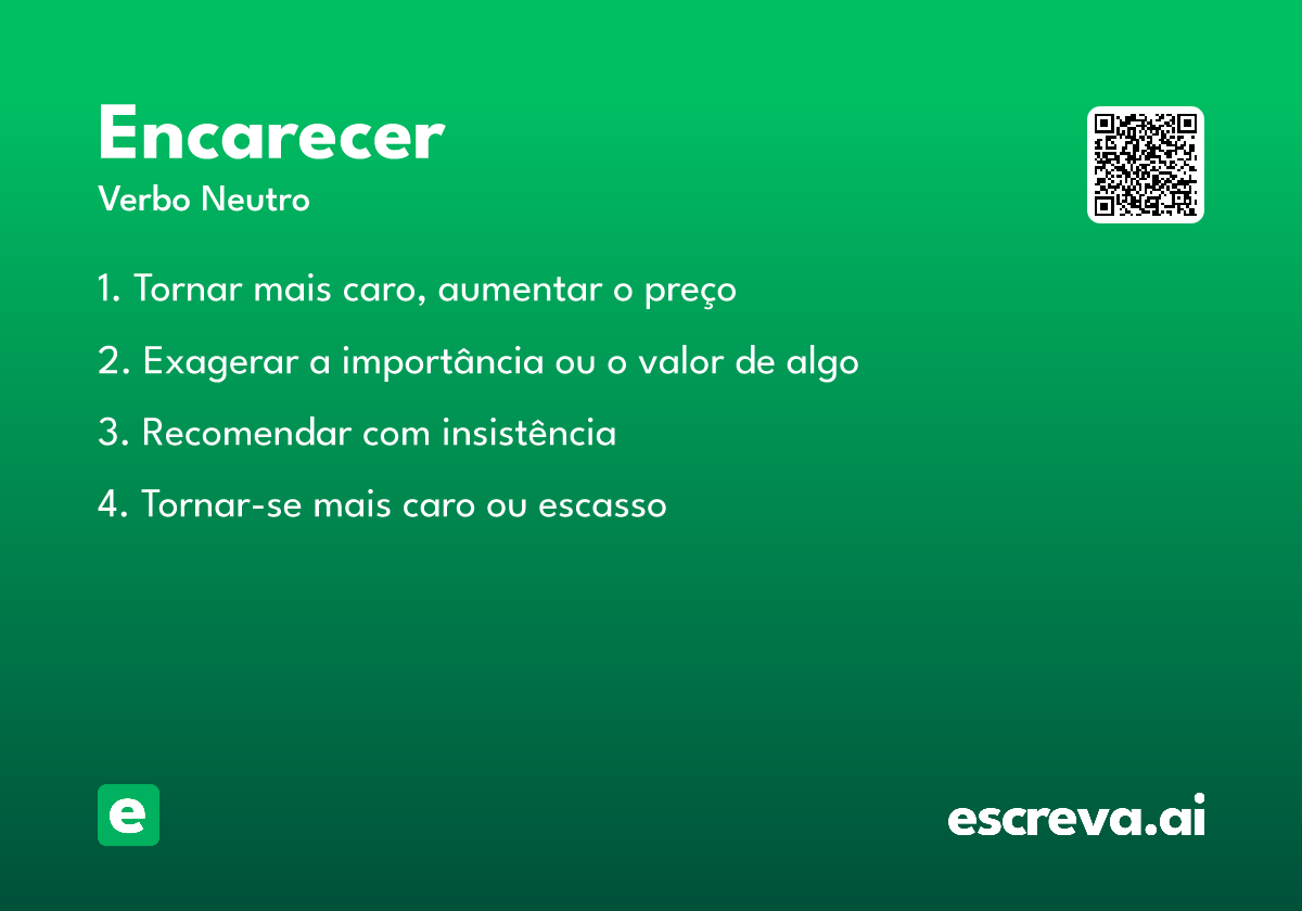 encarecer