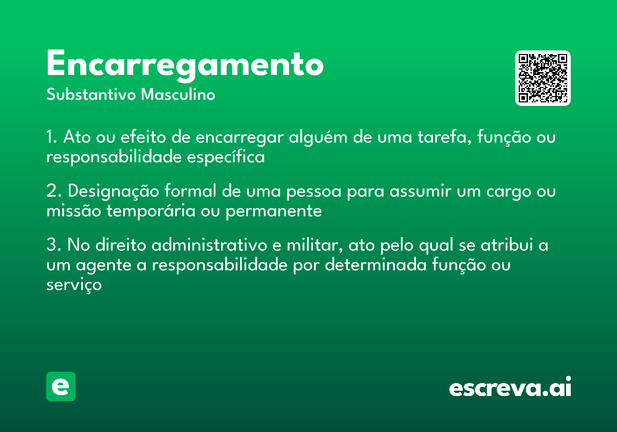 encarregamento