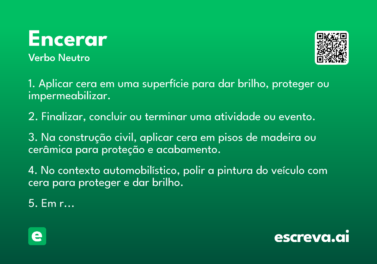 encerar