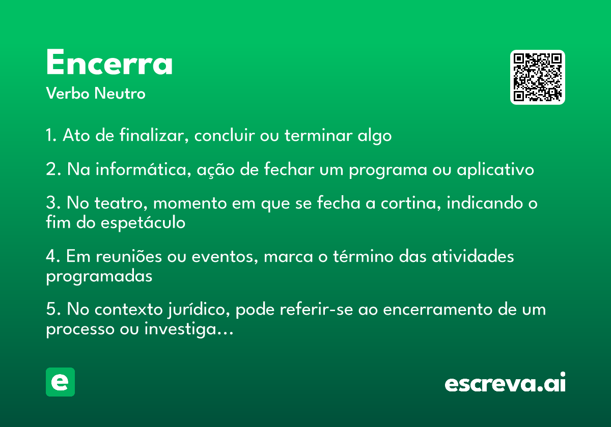 encerra