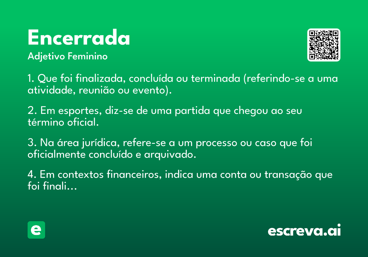 encerrada