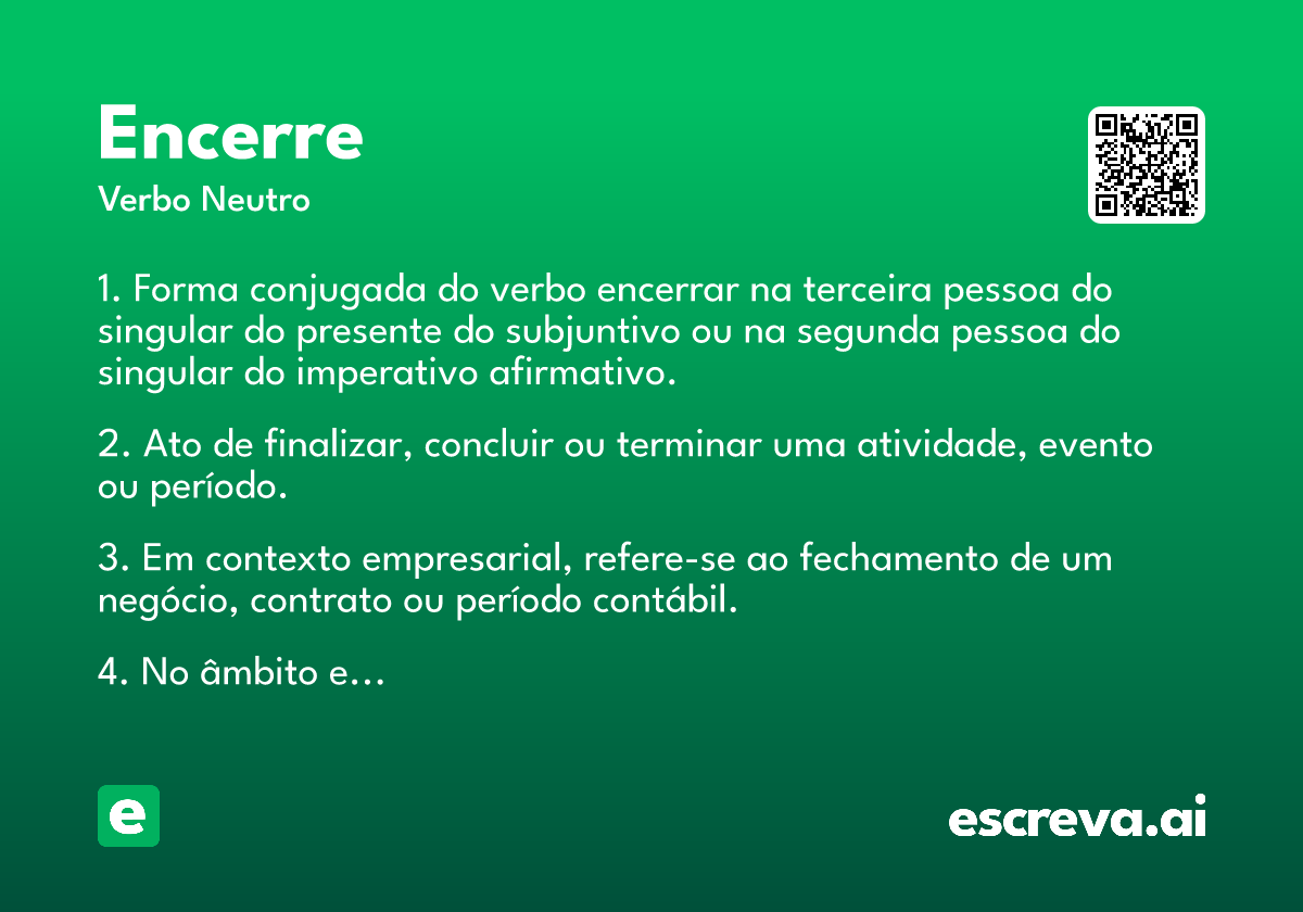 encerre