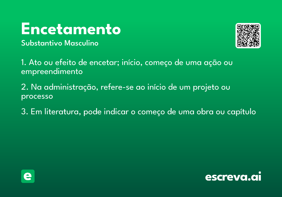 encetamento