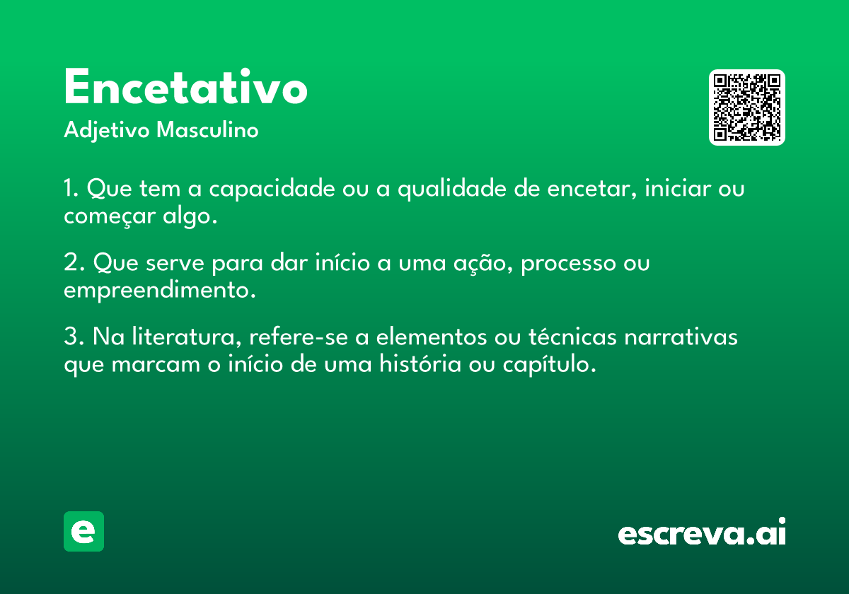 encetativo
