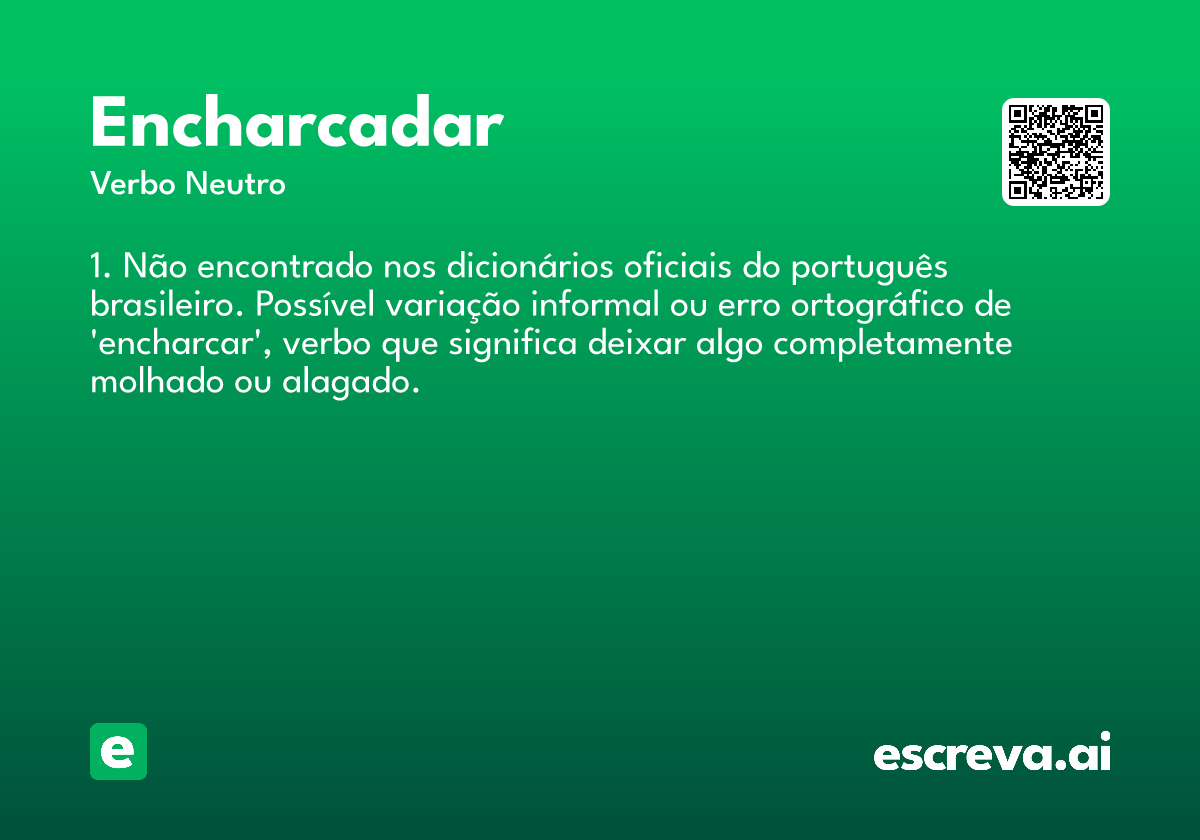 encharcadar