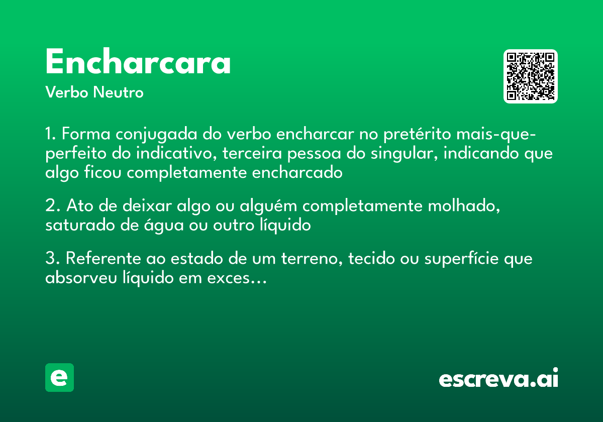 encharcara
