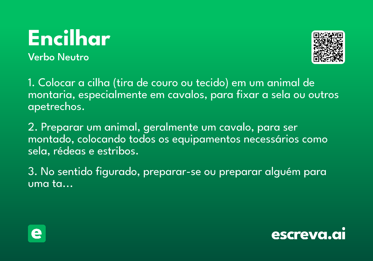 encilhar