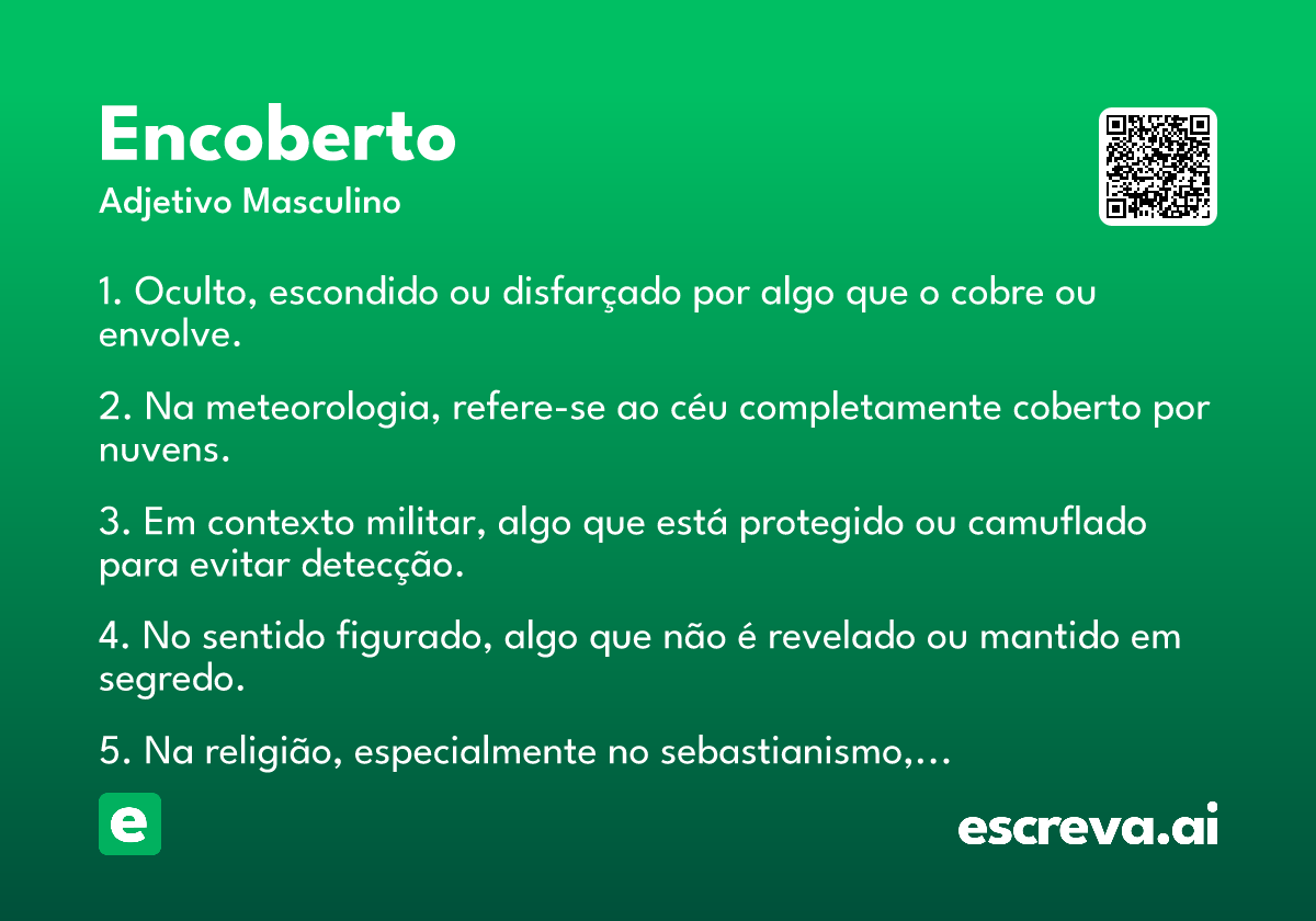 encoberto