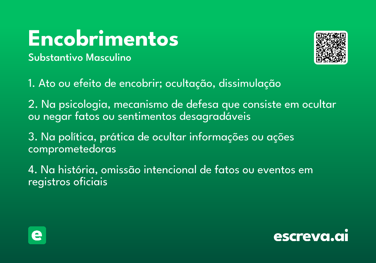 encobrimentos
