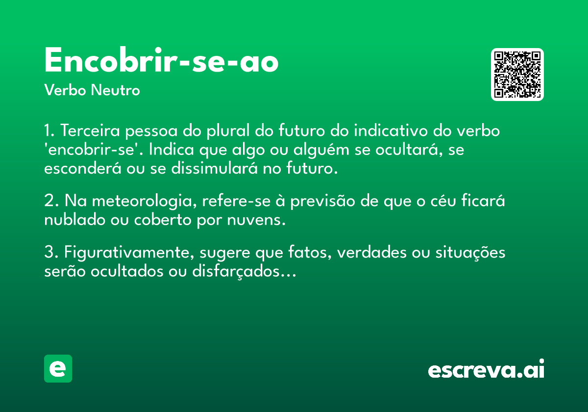 encobrir-se-ao