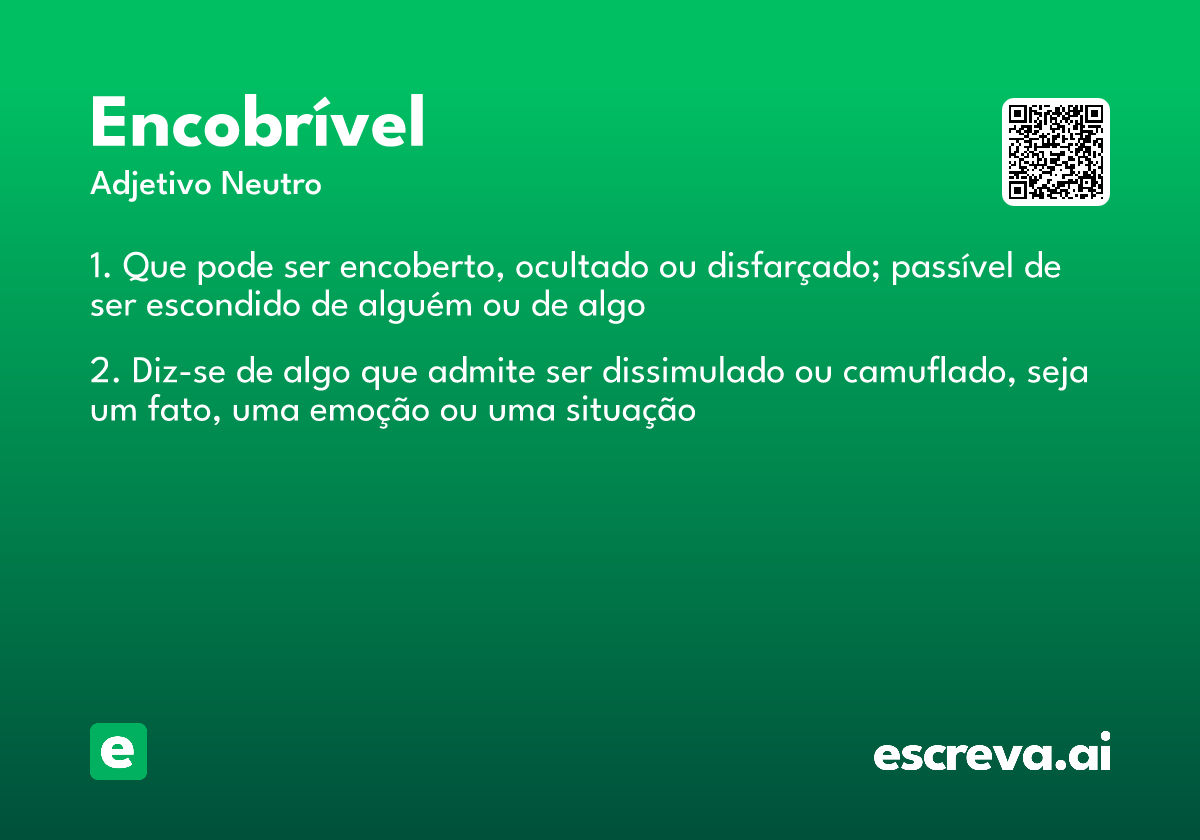 encobrível
