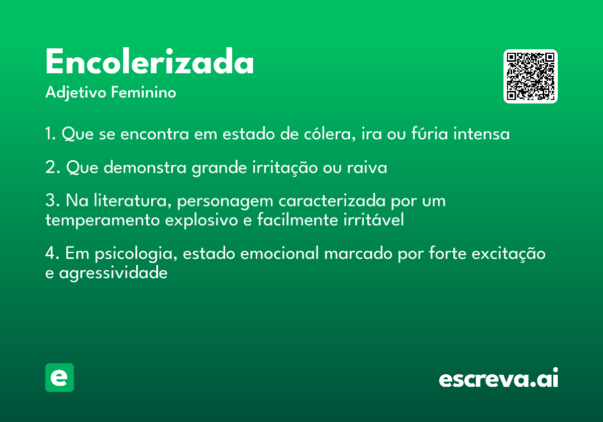encolerizada