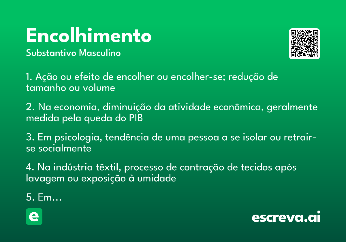 encolhimento