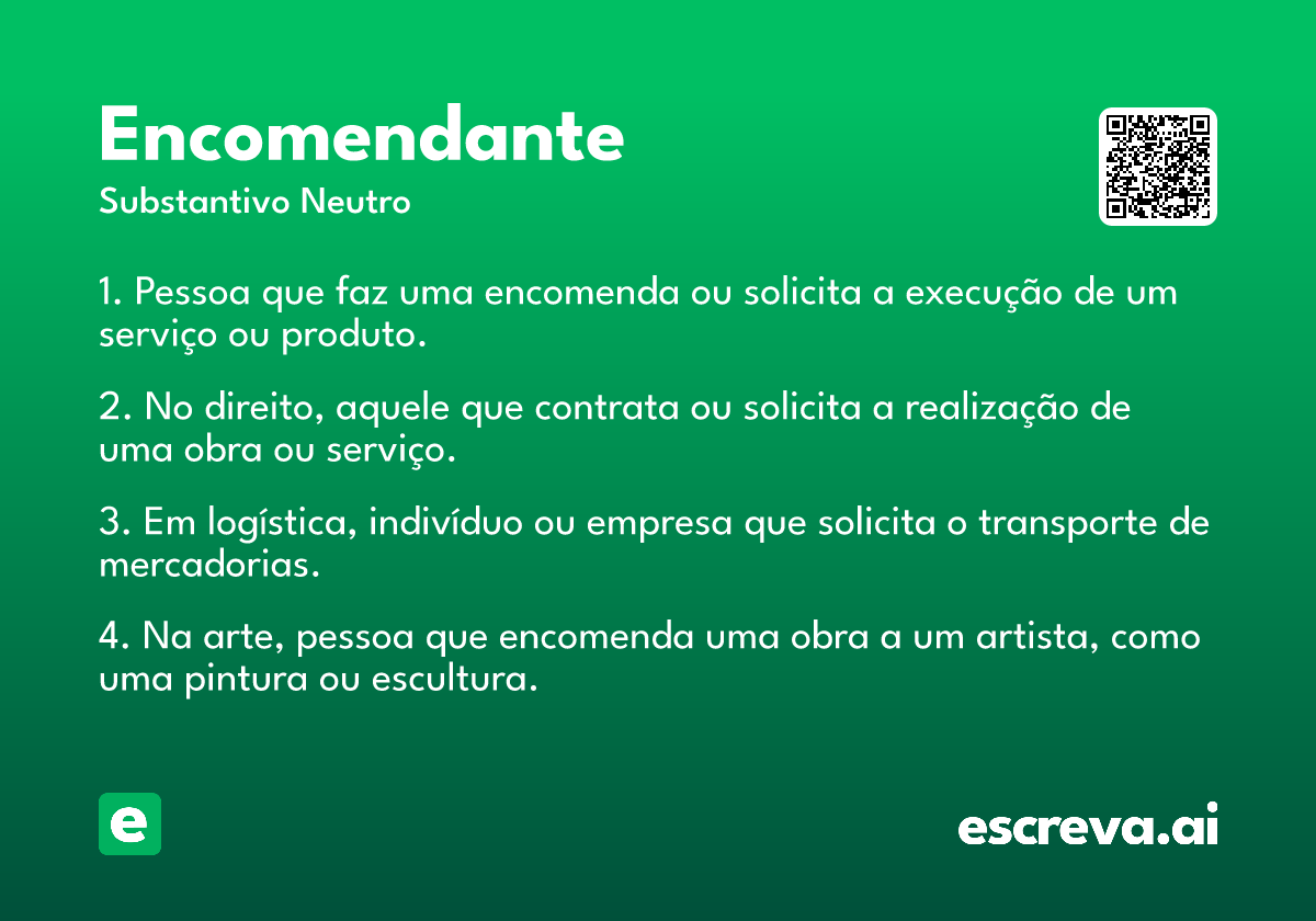 encomendante
