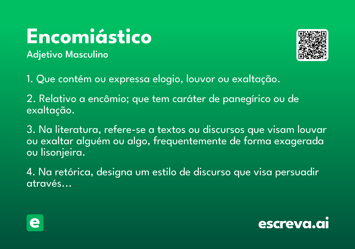 encomiástico