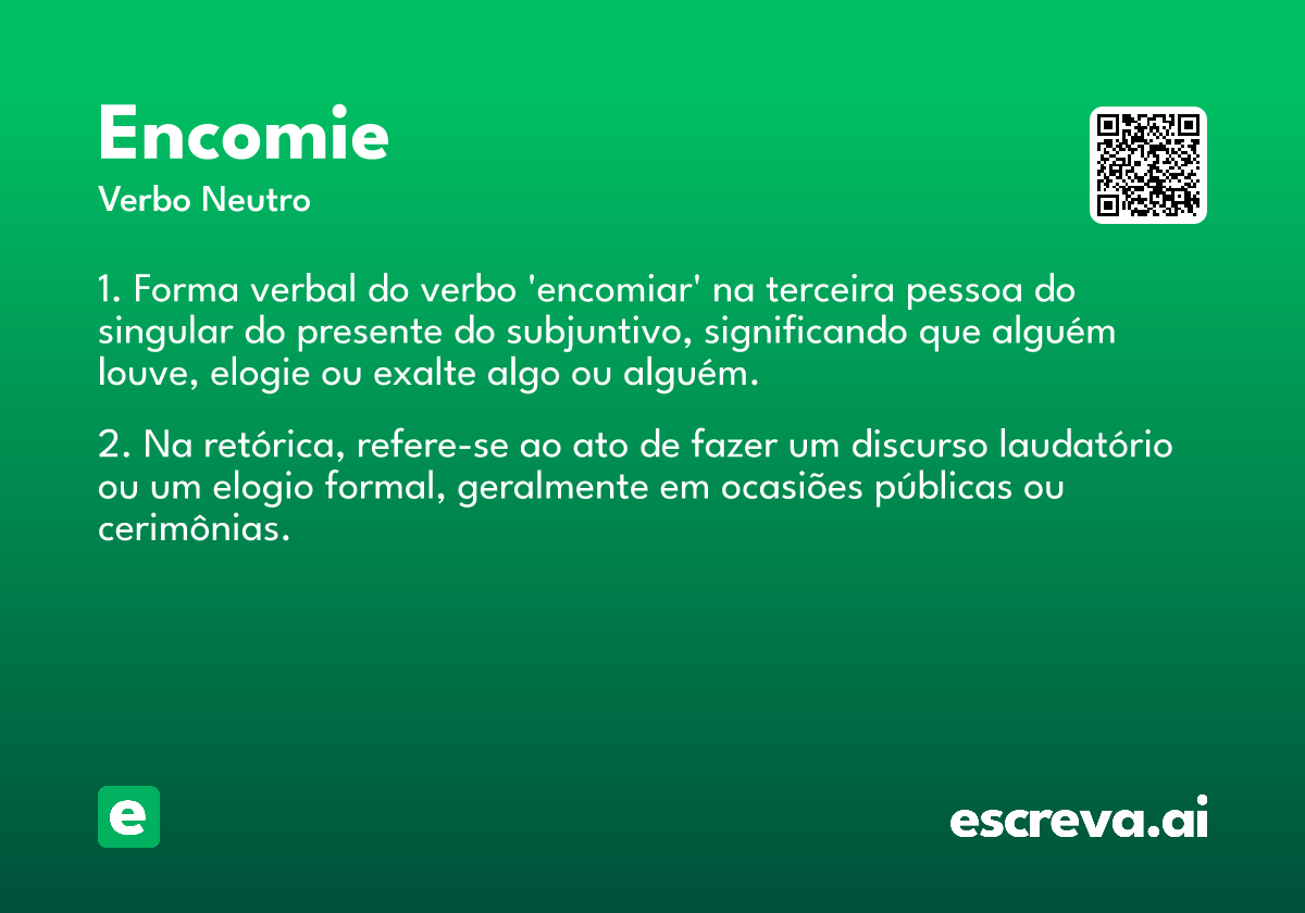 encomie