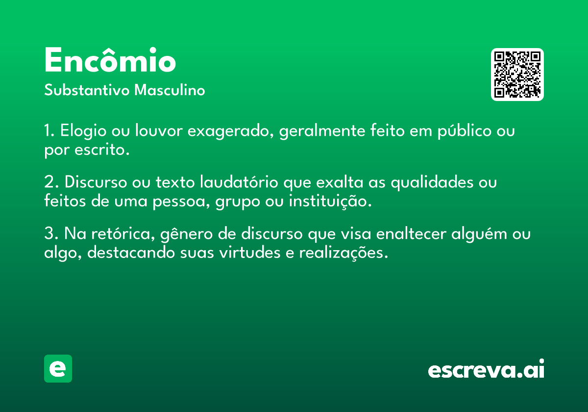 encômio