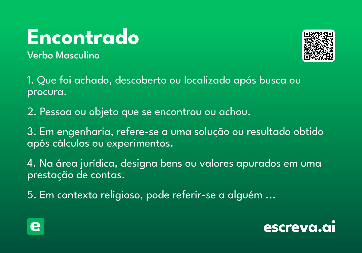 encontrado