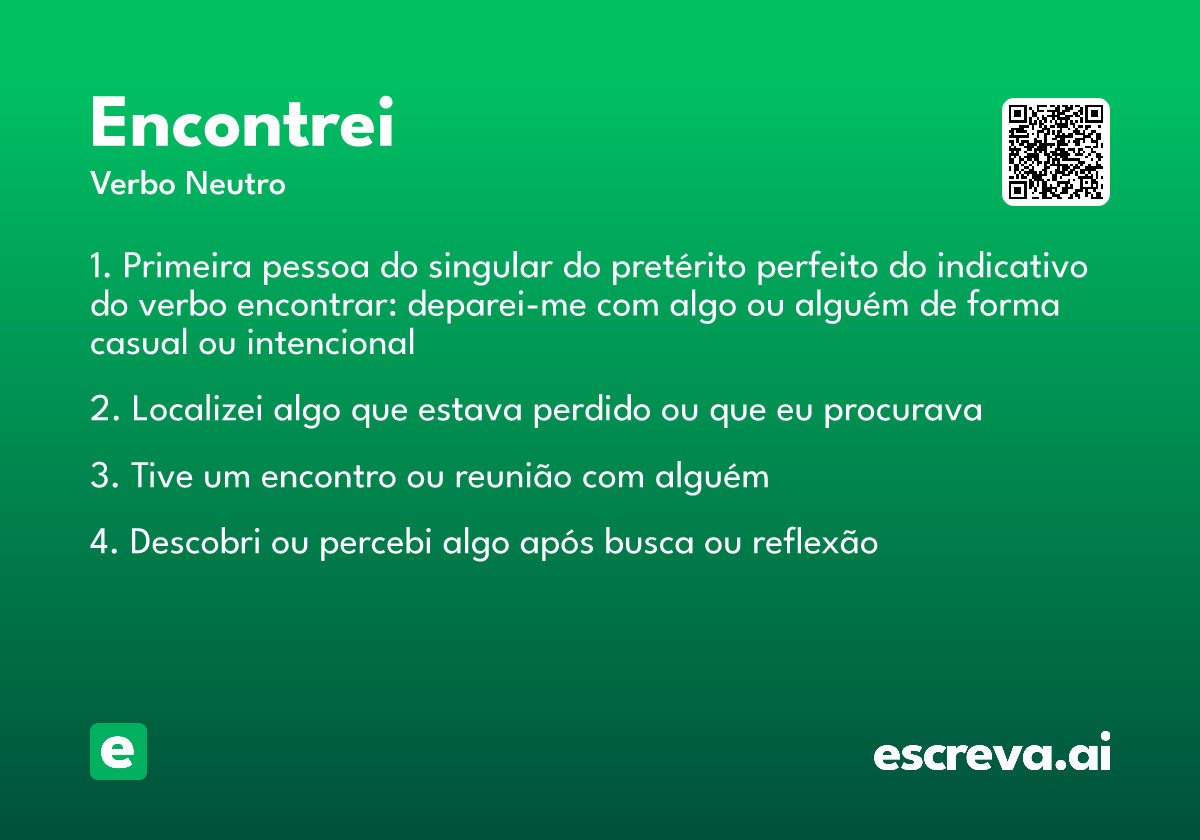encontrei