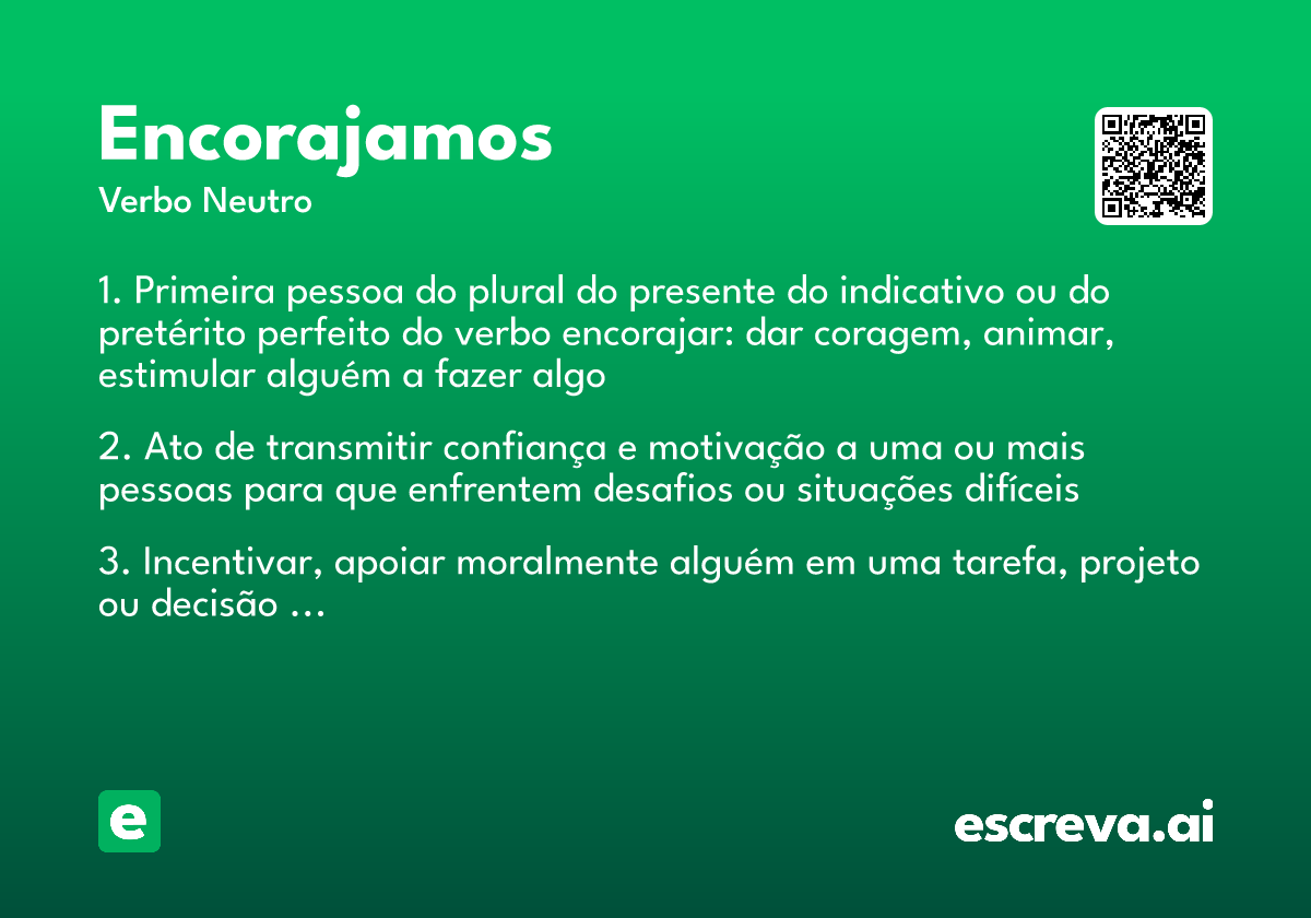 encorajamos
