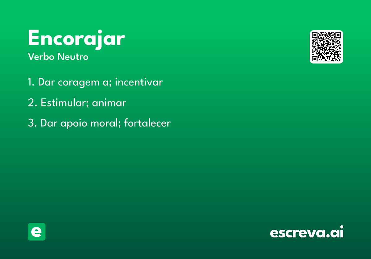 encorajar