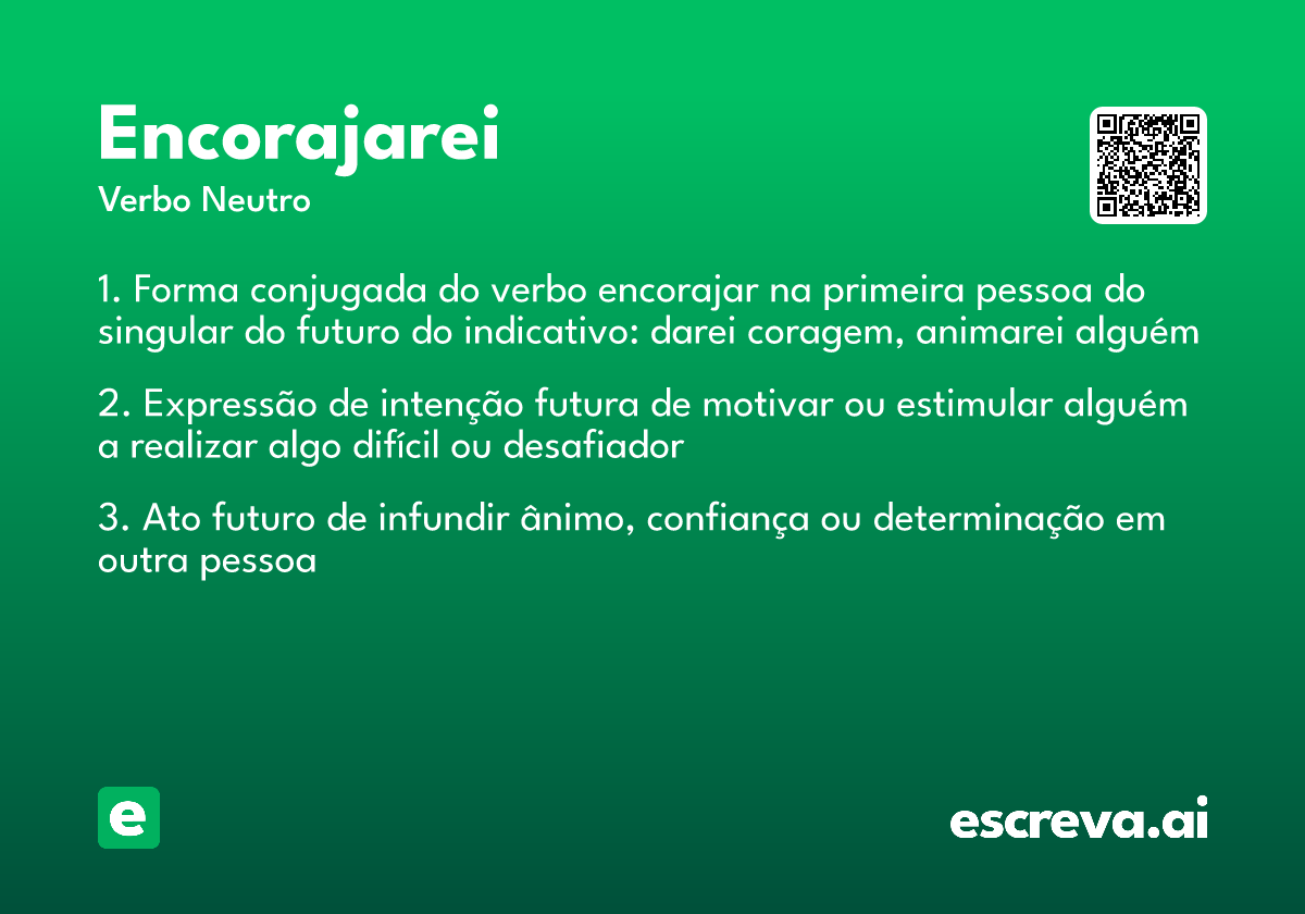 encorajarei