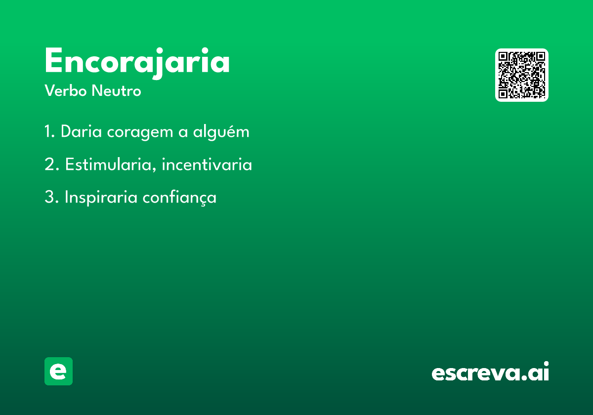 encorajaria