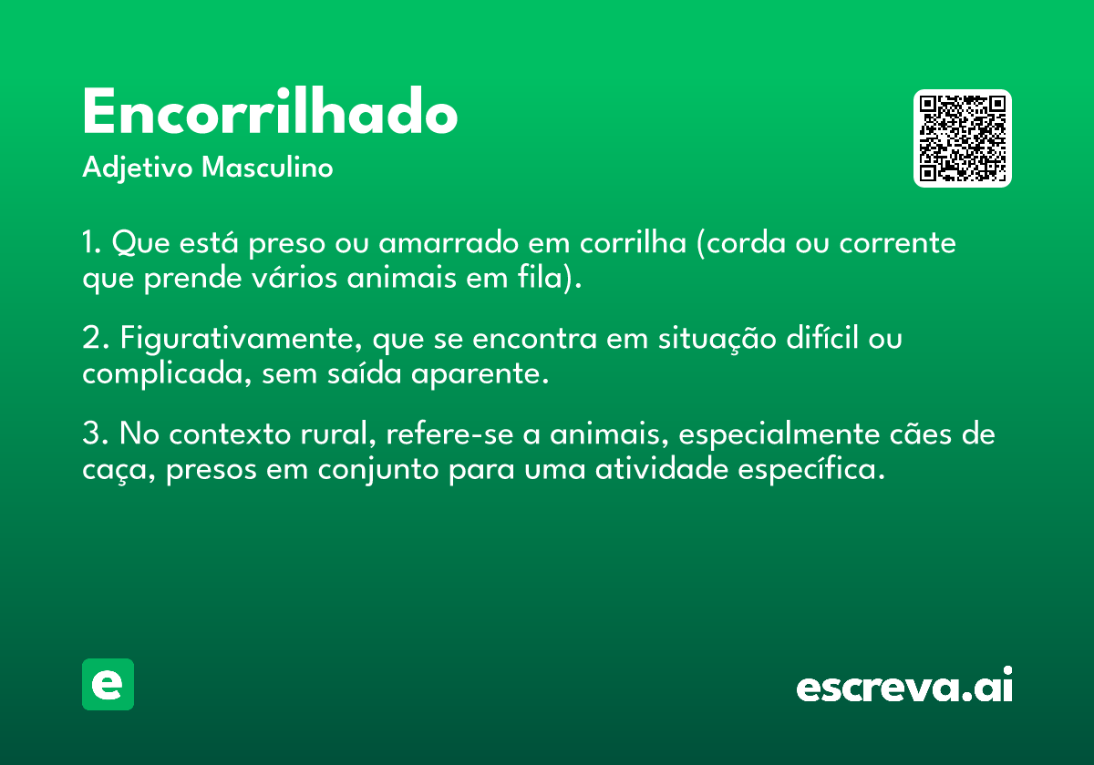 encorrilhado