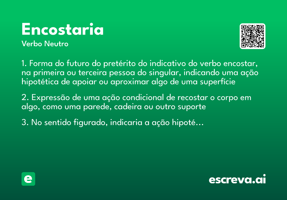 encostaria