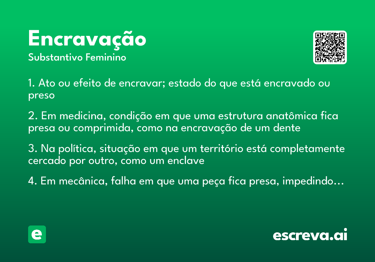 encravação