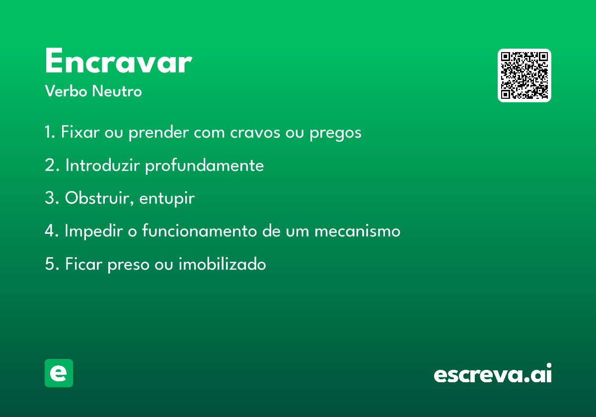encravar