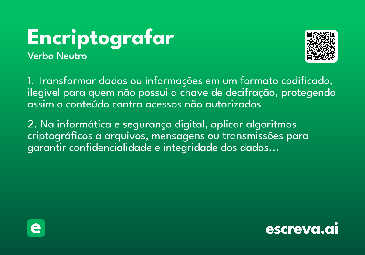 encriptografar