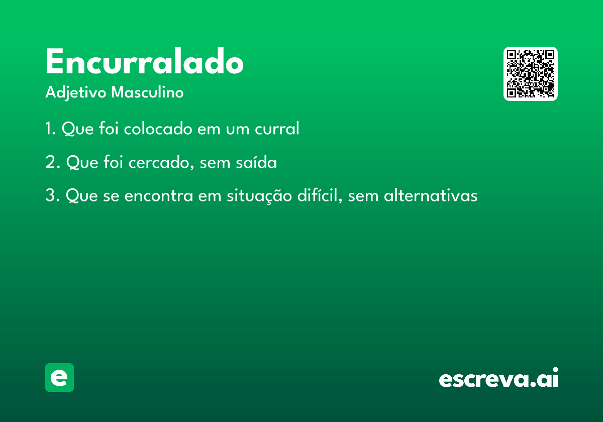 encurralado