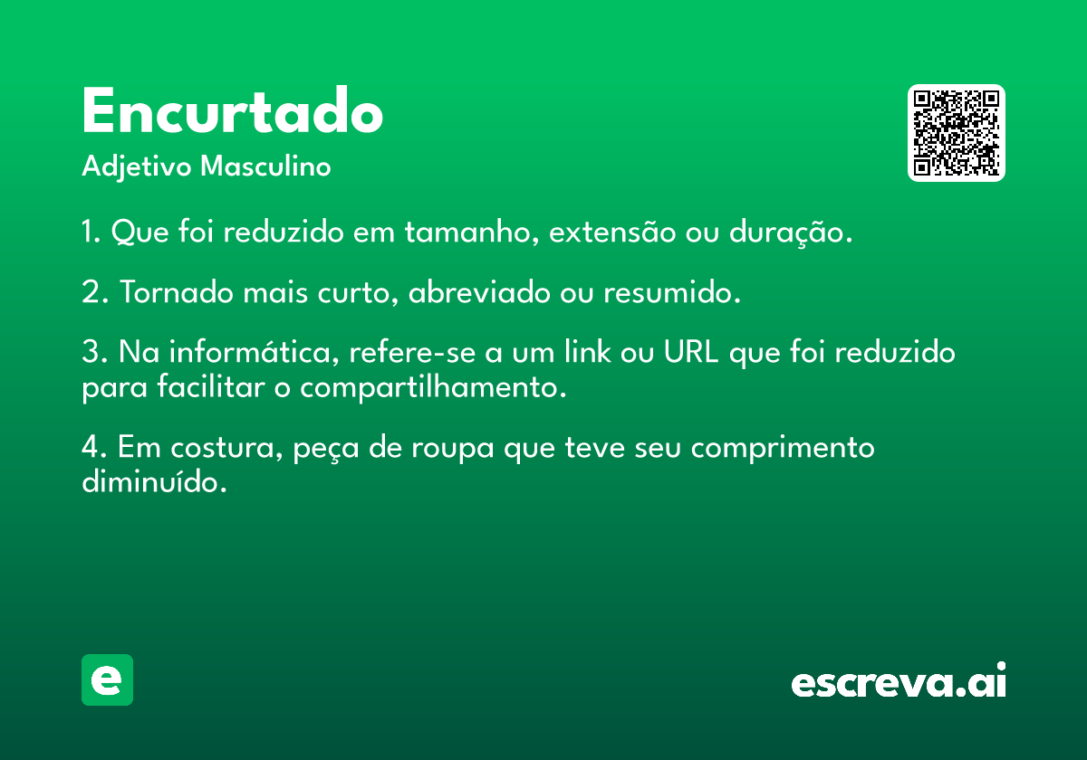 encurtado
