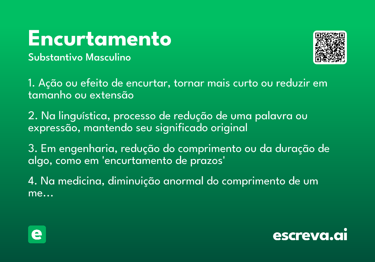 encurtamento